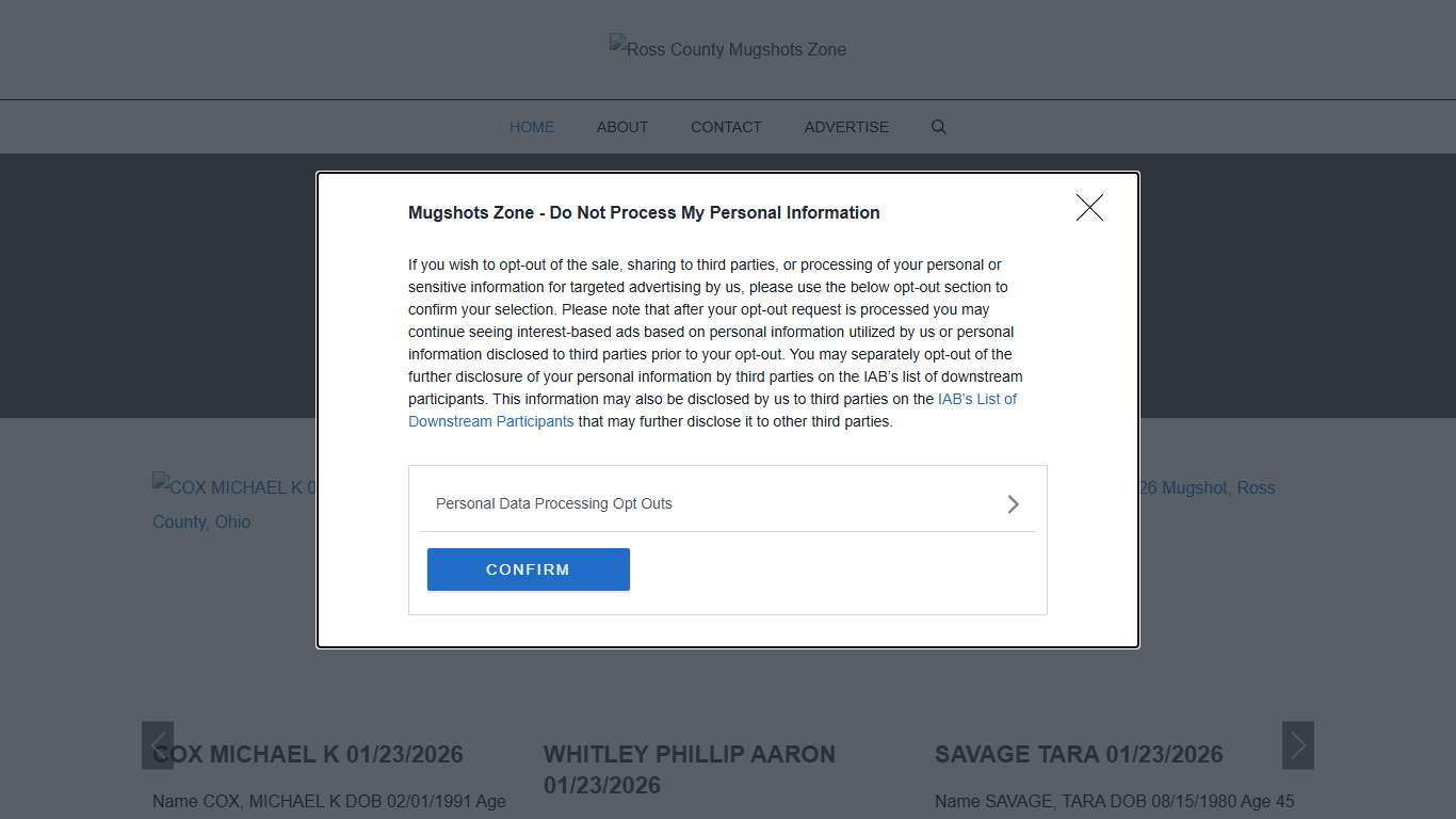 Ross County Mugshots Zone